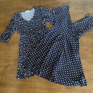 Bundle of two Kaleigh navy blue dresses